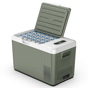 Amazon.co.jp: Alpicool 車載冷蔵庫 22L ポータブル冷蔵庫 -20